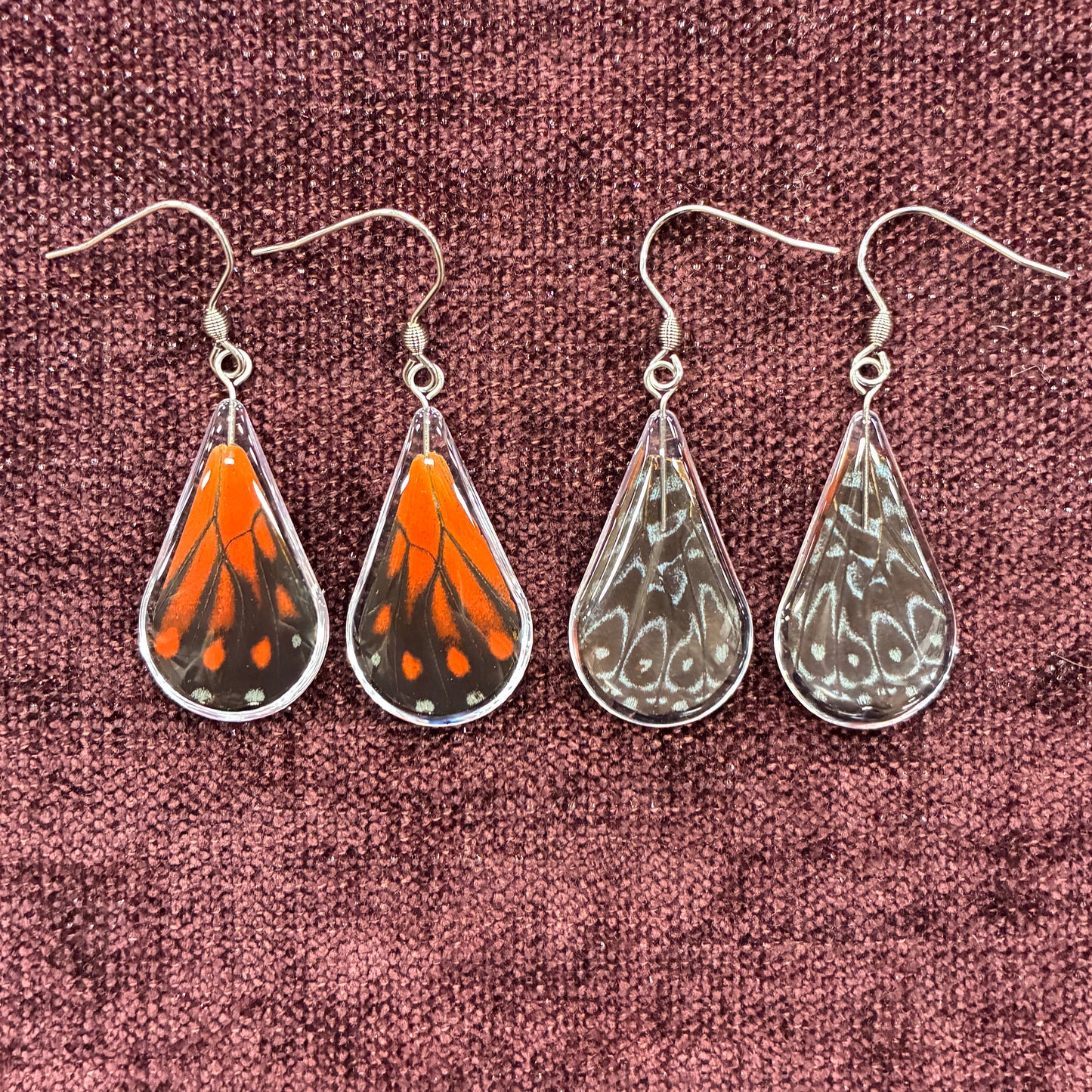 Earrings - Red Cracker