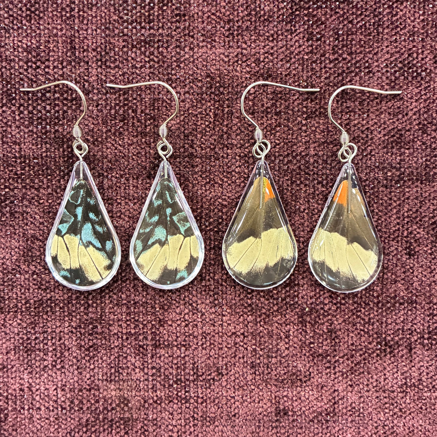 Earrings - Red Cracker